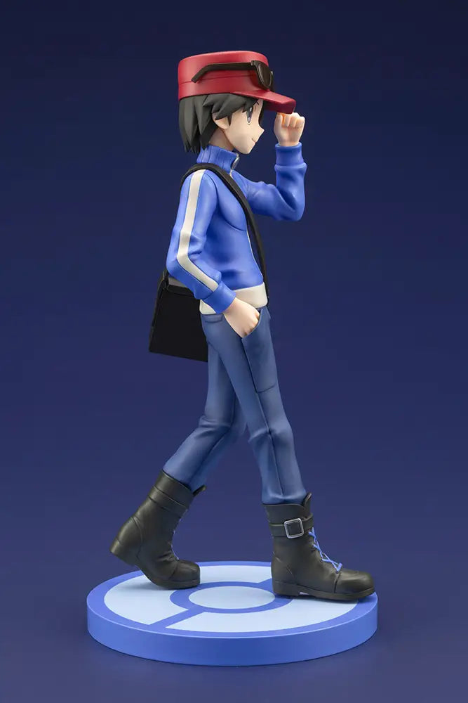 Pokemon Calem with Froakie ArtFX J 1:8 Scale Statue