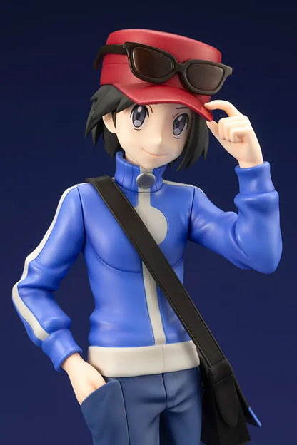 Pokemon Calem with Froakie ArtFX J 1:8 Scale Statue
