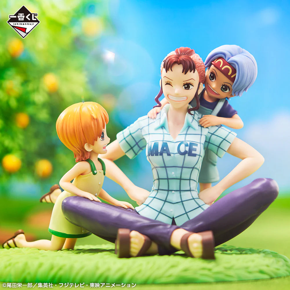 One Piece Nami & Nojiko & Bellemere (Emotional Stories 2) Revible Moment Ichibansho Statue