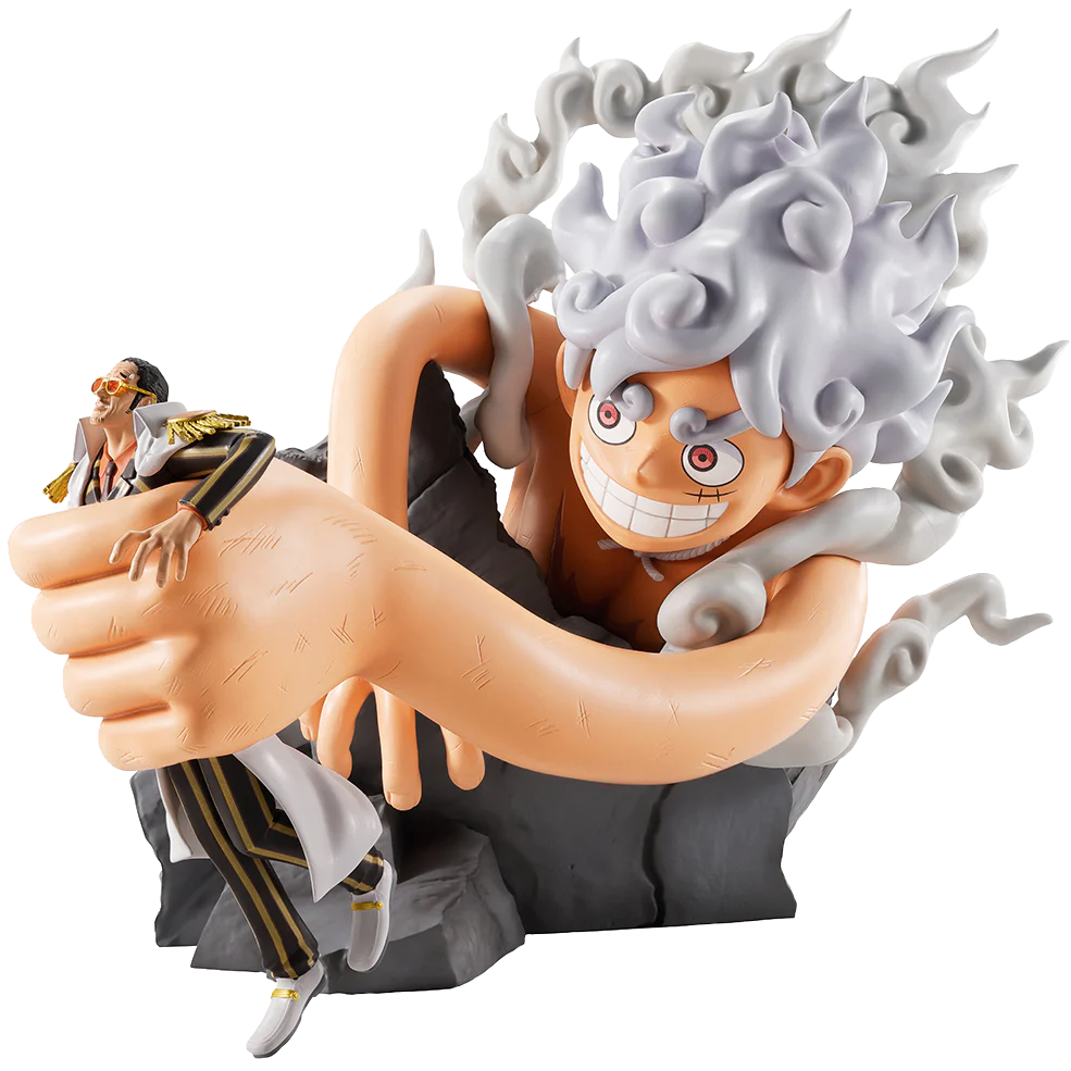 One Piece - Monkey D. Luffy Gear 5 vs Borsalino Burst of Energy Revible Moment Ichibansho Statue