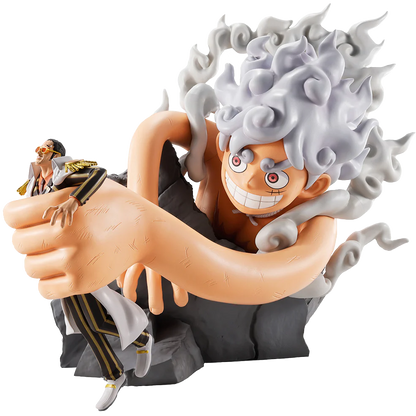 One Piece - Monkey D. Luffy Gear 5 vs Borsalino Burst of Energy Revible Moment Ichibansho Statue