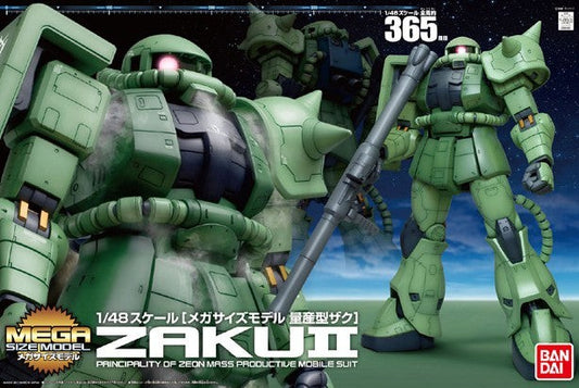Mobile Suit Gundam MS-06 Zaku II Mega Size 1:48 Scale Model Kit