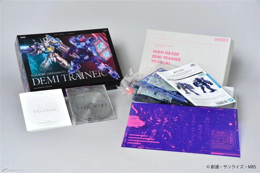 Mobile Suit Gundam: The Witch from Mercury Gundam Demi Trainer High Grade 1:144 Scale Model Kit [YOASOBI Collaboration Ver.]